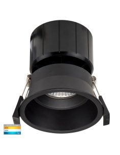 Black Deep Fixed Downlight 76mm CutoutHV5513T-BLK