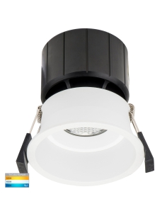 White Deep Fixed Downlight 76mm CutoutHV5513T-WHT