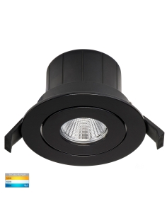 Black Tilt Downlight 90mm CutoutHV5512T-BLK