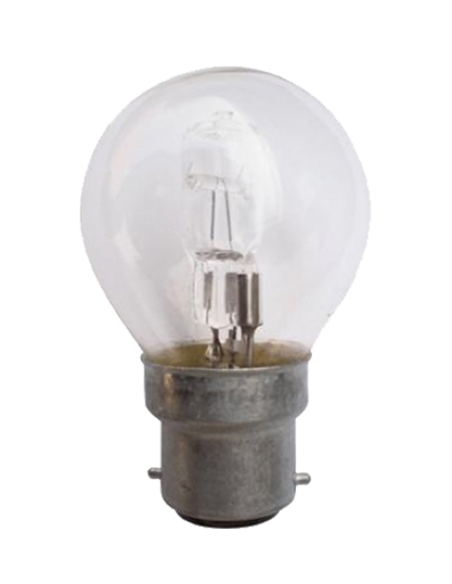 CLAHAFR18WBCFR - Fancy Round Halogen Globes Clear / Frosted Diffuser