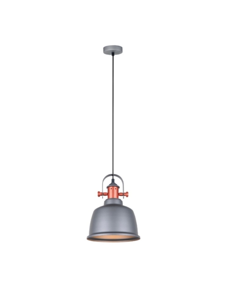 ALTA3 - ALTA Industrial Bell Shape With Copper Highlights Pendant Lights