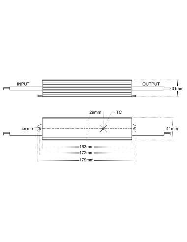HV9653-24V - HV9653 - 60W Weatherproof LED DriverHV9653-24V