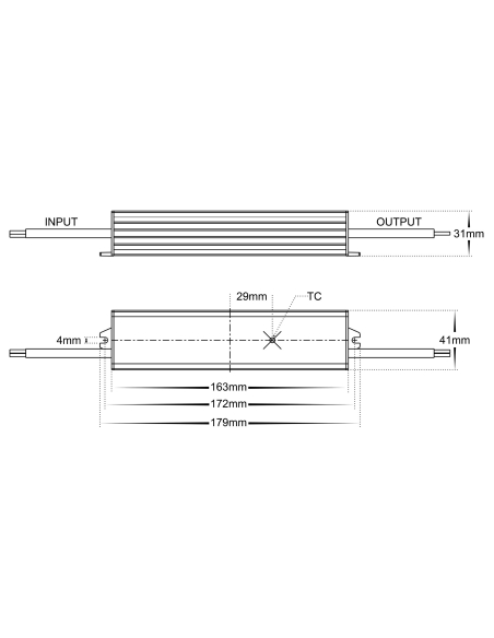HV9653-24V - HV9653 - 60W Weatherproof LED DriverHV9653-24V