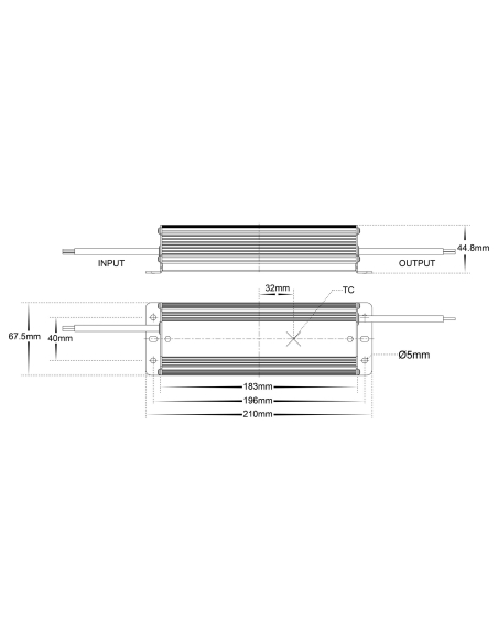 HV9654 - 100W Weatherproof LED DriverHV9654