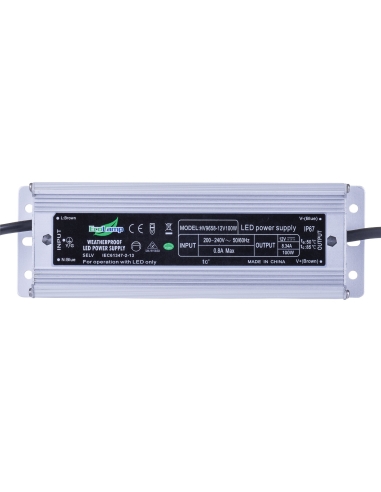 12v DC IP66 High Power Factor Weatherproof LED Driver