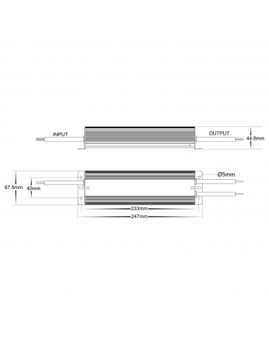 HV9658-12V150W - 150W Weatherproof LED DriverHV9658-12V150W