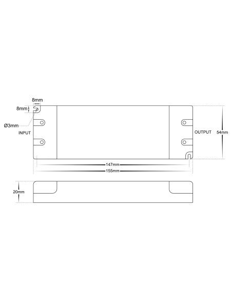 HV9660-12V30W - 30W Indoor Dimmable LED DriverHV9660-12V30W