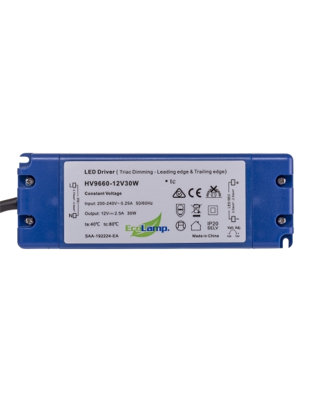 HV9660-12V30W - 30W Indoor Dimmable LED Driver