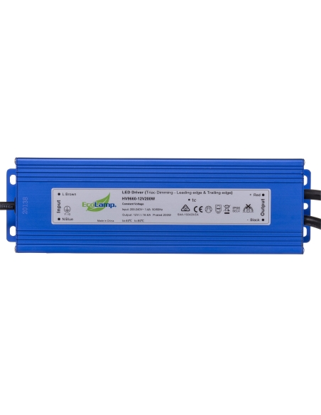 HV9660-24V200W - 200W Weatherproof Dimmable LED Driver