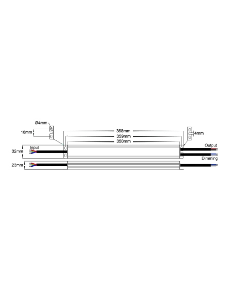 HV9661-12V150W - 150W Triac + 0-1/10v Dimmable HV9661-12V150W