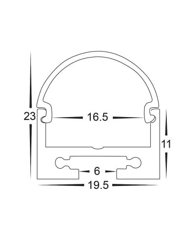HV9690-2119-3M - HV9690-2119 - Silver Aluminium HV9690-2119-3M