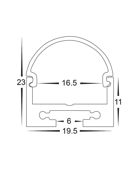 HV9690-2119-3M - HV9690-2119 - Silver Aluminium HV9690-2119-3M