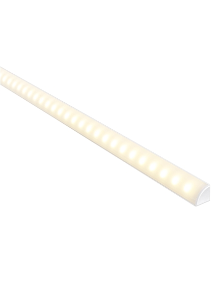 HV9691-1616-WHT-3M - HV9691-1616-White - White Corner Aluminium Profile - 3m Length