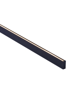 Black Slim Square Aluminium Profile with Standard Diffuser HV9693-1045-BLK
