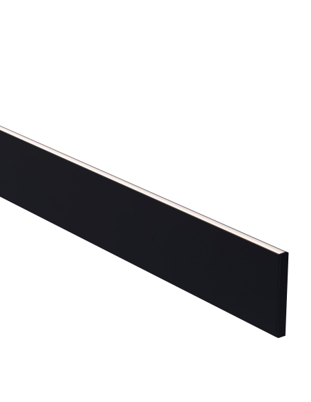 HV9693-1089-BLK-3M - HV9693-1089-Black - Suspended Black Aluminium Profile - 3m Length