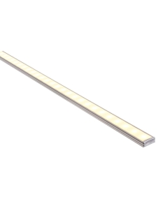 Shallow Square Aluminium Profile with Standard Diffuser - HV9693-1707-3M