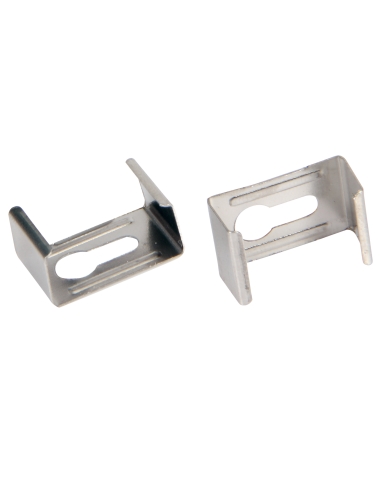 White Shallow Square Aluminium Profile with HV9693-1707-WHT