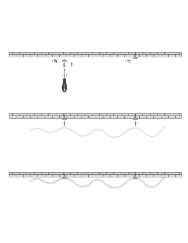 Shallow Square Bendable Aluminium Profile with HV9693-1806