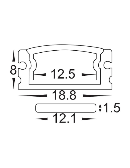 HV9693-1808-3M - HV9693-1808 - Shallow Square HV9693-1808-3M