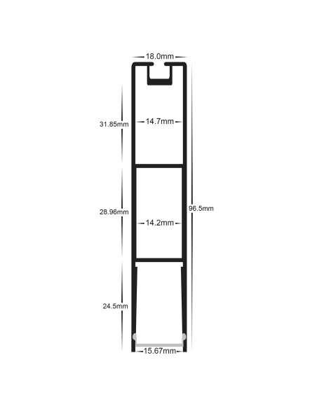 HV9693-1896-WHT - HV9693-1896-White - Suspended HV9693-1896-WHT