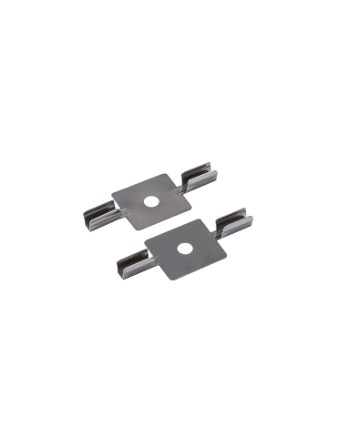 Black Square Aluminium Profile with Standard HV9693-2025-BLK-3M