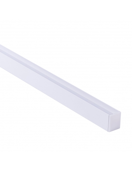 White Square Aluminium Profile with Standard HV9693-2025-WHT