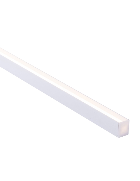HV9693-2025-WHT-3M - HV9693-2025-White - Suspended or Surface Mounted White Aluminium Profile - 3m Length