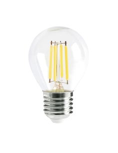 GLOBE LED DIMM filament 4W F/RND ES 2700K clr 360D (400lm) CF32DIM