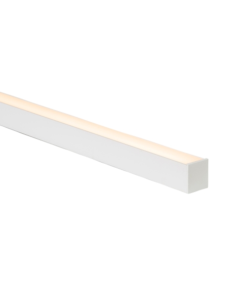 HV9693-3537-WHT-3M - HV9693-3537-White - White Deep Square Aluminium Profile - 3m Length