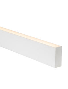 Deep White Square Aluminium Profile with Standard Diffuser HV9693-3890-WHT-3M