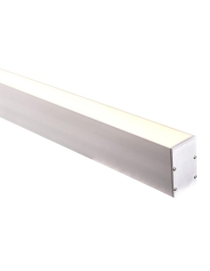 Deep Square Aluminium Profile with Standard Diffuser - 3m HV9693-4975-3M