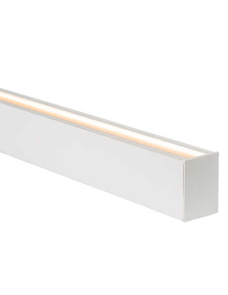 HV9693-6080-WHT - HV9693-6080-White - Deep Square Up & Down White Aluminium Profile
