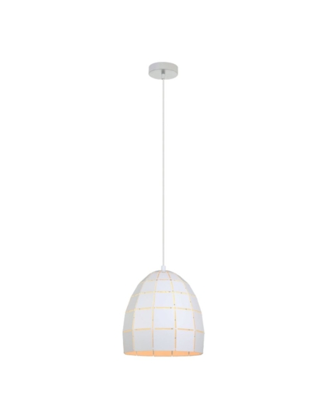 ARMIS4 - ARMIS Retro Tiled Ellipse Shape Pendant Lights - Matte White