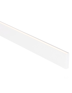 White Side Mounted Aluminium Profile with Standard Diffuser HV9694-1145-WHT