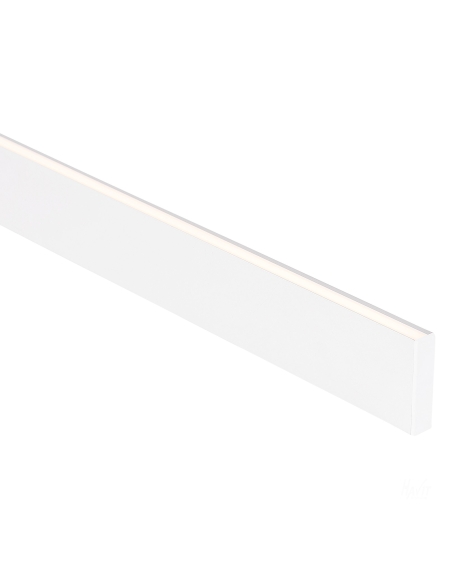 White Side Mounted Aluminium Profile with HV9694-1145-WHT