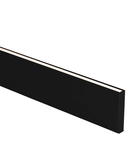 Black Side Mounted Up & Down Aluminium Profile HV9694-1170-BLK