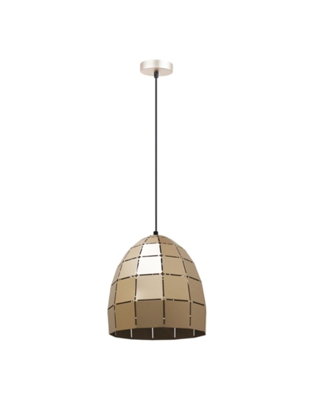 ARMIS5 - ARMIS Retro Tiled Ellipse Shape Pendant Lights - Champagne Gold
