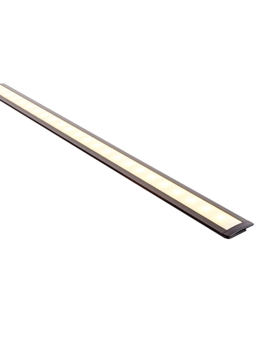 HV9695-2507-BLK - HV9695-2507-Black - Black Shallow Square Winged Aluminium Profile