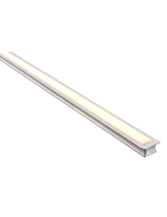 Deep Square Winged Aluminium Profile with Standard Diffuser HV9695-2515-3M