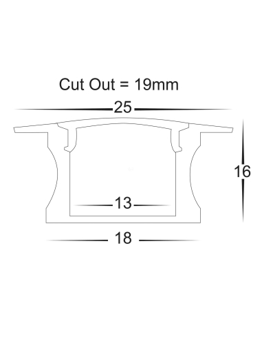 HV9695-2515-3M - HV9695-2515 - Deep Square Winged HV9695-2515-3M