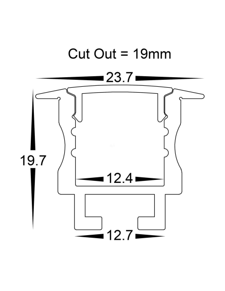 HV9695-2520-3M - HV9695-2520 - Deep Recessed HV9695-2520-3M