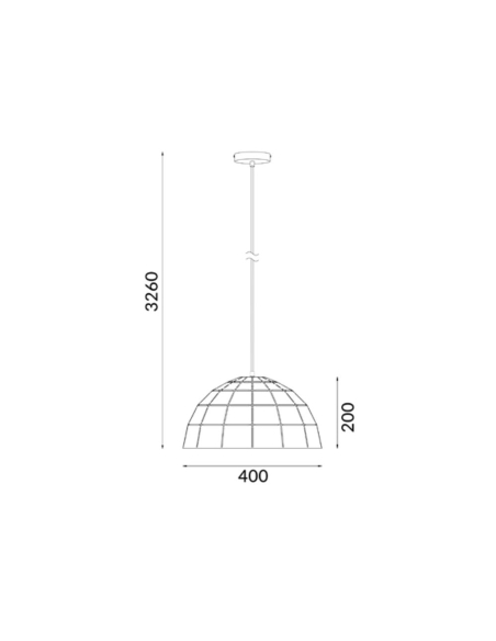 ARMIS7 - ARMIS Retro Tiled Dome Shape Pendant ARMIS7