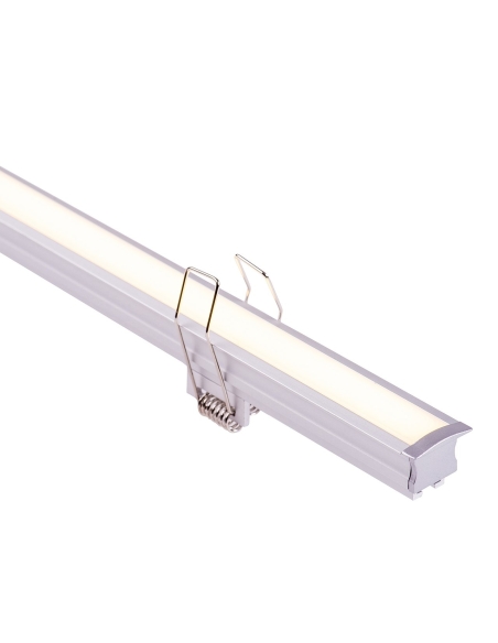 HV9695-2520 - Deep Recessed Square Winged Aluminium Profile