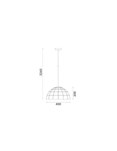 ARMIS Coffee Tiled Dome ES 72W Pendant - ARMIS9ARMIS9 2