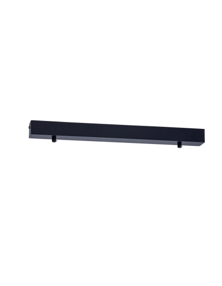 HV9705-5050-BLK - HV9705-5050-Black - 500mm Rectangle Surface Mounted Black Pendant Canopy