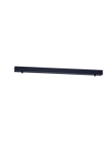 HV9705-5080-Black - 800mm Rectangle Surface Mounted Black Pendant Canopy