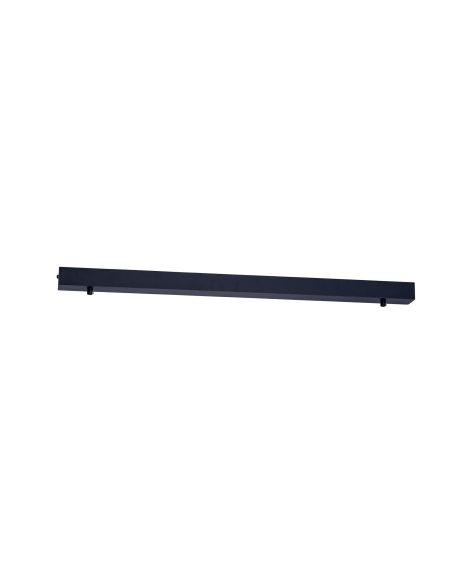 HV9705-5080-BLK - HV9705-5080-Black - 800mm Rectangle Surface Mounted Black Pendant Canopy