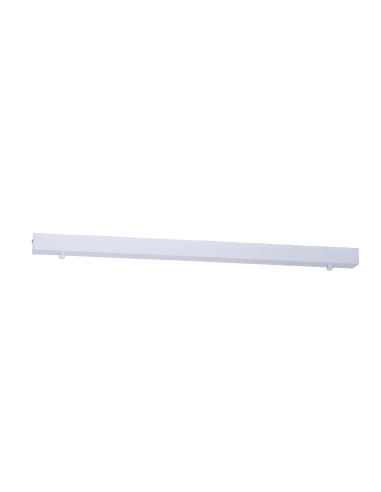 800mm Surface Mounted Rectangular Canopy White
