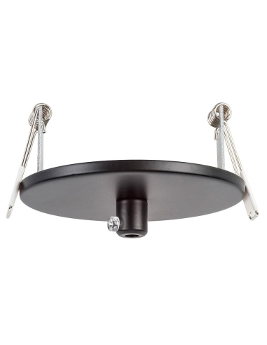 HV9705-9005-BLK-RND - HV9705-9005-Black-Round - 100mm Round Recessed Canopy Black