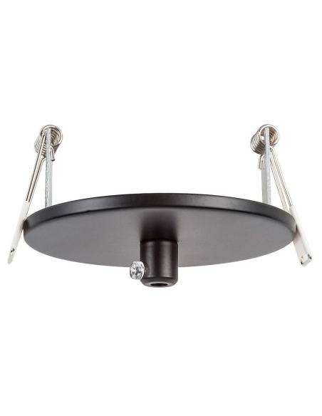 HV9705-9005-BLK-RND - HV9705-9005-Black-Round - 100mm Round Recessed Canopy Black